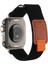 Apple Watch Uyumlu Ultra 49MM Hasır Kordon KRD-106 Strap Kayış-Siyah 1