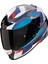 EXO-491 Abilis Kapalı Motosiklet Kaskı Siyah / Mavi / Kırmızı 1