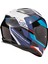 EXO-491 Abilis Kapalı Motosiklet Kaskı Siyah / Mavi / Kırmızı 3