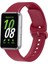 Galaxy Fit 3 Silikon Kordon KRD-110 Strap Kayış-Kırmızı 1