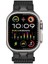 Apple Watch Uyumlu Ultra 49MM KRD-107 Metal Hasır Kordon-Siyah 1