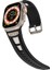 Apple Watch Uyumlu Ultra 49MM KRD-117 Hava Alabilen Delikli Metal Süslemeli Desenli Silikon Kordon-Tit 4