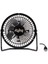 Soğutucu Pervaneli Masa Üstü Metal Fan Vantilatör Mini Fan Siyah 2 Yıl Resmi Distribütör Garantili 1