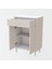 54 x 80 x 32.5 cm 2 Kapaklı Tek Çekmeceli Mutfak Dolabı Çok Amaçlı Banyo Dolabı 3
