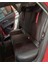 Seat Leon 2013 2020 Arası Uyumlu Arka Sırt 2+1 Siyah Taytüyü Siyah Deri Karışımı Kırmızı Detay 1