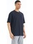 Erkek Lacivert 0 Yaka Interlok T-Shirt 88193 2