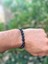 8 mm Shungite Taşı Oniks Hematit Taşı Doğaltaş Erkek Bileklik 4