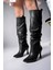 Bhelzilo Kadın Topuklu Çizme 00128511 5
