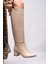 Kadın Çizme Şık Tasarım ve Konforlu Kullanım ile Bej Renk 00125000 5