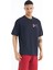 Erkek Lacivert Oversize T-Shirt 88197 2
