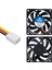 Powermaster IC-216 Fırçasız Dc Fan 70X70X15MM 12 Volt 3 Pin Soğutucu Fan 7X7X1.5 cm 1