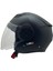 766 Solid Matt Black Kask 1