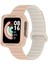 Xiaomi Redmi Watch 1 Silikon Kordon KRD-105 Strap Kayış-Pudra 1