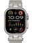 Apple Watch Uyumlu Ultra 49MM KRD-107 Metal Hasır Kordon-Gri 1