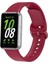 Galaxy Fit 3 Silikon Kordon Zore KRD-110 Strap Kayış-Kırmızı 1