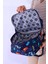 Back To School RLX-1350 Erkek Çocuk Beslenmeli Ilk Okul Çantası Araba ve Dinazor Desenli Mavi Mavi 5