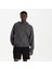 Erkek Füme %100 Organik Pamuk Kanguru Cepli Fermuarlı Kapüşonlu Oversize Sweatshirt 1