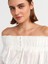 50258 Omuzları Açık Düğmeli Top-Ekru 3