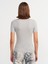 30747 Bisiklet Yaka Basic T-Shirt-Açık Gri 2