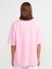 31150 Yıkama Efektli Taşlı T-Shirt-Açık Pembe 2