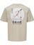 O Yaka Baskılı Açık Bej Erkek T-Shirt Onskace Rlx Jap Ss Tee 2