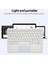 Casper Via S48 8" Uyumlu Kablosuz Bluetooth Dahili Bataryalı Şarjlı Touchpad'li Klavye - Beyaz 3