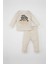 Erkek Bebek Pijama Takım Çizgili Uzun Kollu Üst Beli Lastikli Uzun Alt D1777A524AU 1