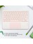 Osmart Tab X10 10.1" Uyumlu Kablosuz Bluetooth Dahili Bataryalı Şarjlı Touchpad'li Türkçe Q Klavye - Pembe 2