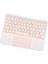 Broleo Smart MT6735 10" Uyumlu Kablosuz Bluetooth Dahili Bataryalı Şarjlı Touchpad'li Türkçe Q Klavye - Pembe 1