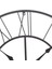 Metal Iron Duvar Saati Mat Siyah 70 cm 20 x 70 Siyah Kare Modern 2