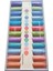 12 Renk Çift Uçlu Mujuu MJ-0514 Doppamine Color Sistem Mascara Monet Fosforlu Kalem 1