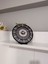 25 x 25 Gerçek Aynalı Dekoratif Duvar Saati (Masa Veya Duvar Saati) 25 cm Gri Yuvarlak Modern 4