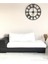 Siyah Ultima Regal Dekoratif Mat Siyah Ferforje 76 CM.2688 B Iskelet Duvar Saati Büyük Boy 2