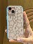 iPhone 15 Plus Uyumlu Gümüş Yıldızlı Şeffaf Kılıf 1