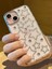 iPhone 14 Plus Uyumlu Gümüş Yıldızlı Şeffaf Kılıf 3