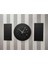 Modern Time Collection Rayon Black 3 Parça Daire Duvar Saat, (Siyah) Siyah 200 4