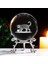 Dekoratif Metal Ayaklı Kedi Tasarımlı 3d Cam Küre 6cm 1