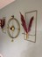 (Büyük Boy-50 x 75 cm) 3'lü Set Versayce Time Metal Duvar Saati Gold 4