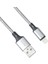 Dark DK-CB-LT100BR USB To Lightning 1mt Örgülü Quick Charge Destekli Şarj ve Data Kablosu 1