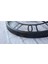 50 X 50 Siyah Renkli Metal Duvar Saati Çap 50 Cm Siyah 5