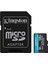 Kingston SDCG3-128GB 128GB Microsdxc Canvas Go Plus 170R A2 U3 V30 Card + Adp Hafıza Kartı 1