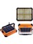 Horoz TURBO-200 LED Projector 200W Turuncu 1