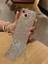 iPhone 13 Uyumlu Lüks Hologram Taşlı Püsküllü Kılıf 5