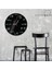 Siyah W'clock Dekoratif Duvar Saati - Matematik 1