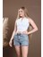 Fermuarlı Polo Yaka Crop 1