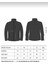 Butik Unisex Lacivert Polar Standart Tam Fermuarlı 3 Cepli Polar Hırka 3