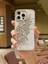 iPhone 15 Pro Max Uyumlu Hologram Kristal Taşlı Kelebek Kanadı Desenli Şeffaf Kılıf 1