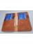 Deri Tamamen El Emeği Unisex 8 Kart 2 Banknot Alanı Cüzdan 8,5X15CM Kapalı Hali Um1 2
