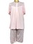 NENA-26305-BAYAN Kısa Kollu Robalı % 100 Pamuk Viskon Kapri Pijama Takımı 1