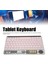 Osmart Tab X10 10.1" Uyumlu Kablosuz Bluetooth Şarjlı Transparan Rgp 7 Renk Işıklı Klavye - Pembe 3